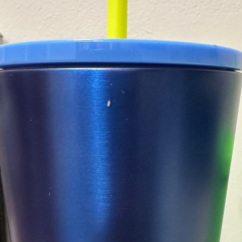 Starbucks Metallic Blue and Textured Green Tumblers - Picture 3 of 6